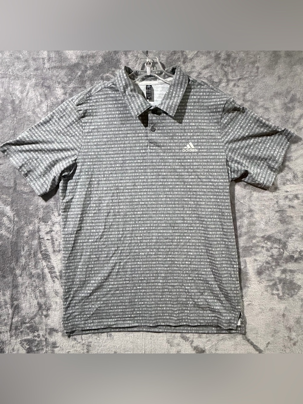 Adidas Polo Shirt Golf Ultimate365 AOP Stripe [ADVR0871] Men’s Size Large